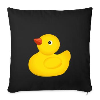 bath bath bathtub bathtub shower shower36 - Sofa pillowcase 17,3'' x 17,3'' (45 x 45 cm) - black - Front