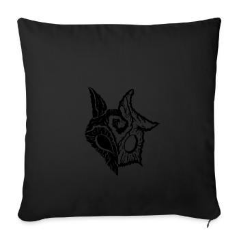 Kindred LoL (gift idea) - Sofa pillowcase 17,3'' x 17,3'' (45 x 45 cm) - black - Front