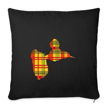 Shirt Gwada Madrassa - Sofakissenbezug 45 x 45 cm - Schwarz - Vorne