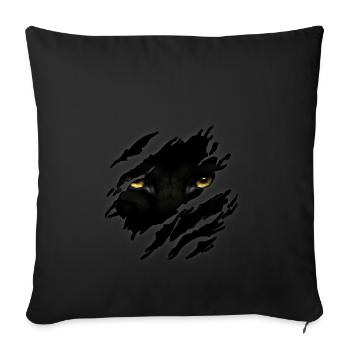 Beast in me - Sofa pillowcase 17,3'' x 17,3'' (45 x 45 cm) - black - Front