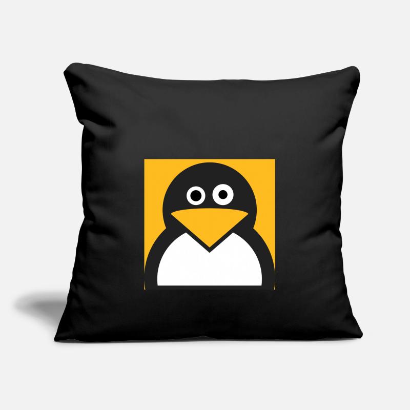 Linux Pinguin Sofakissenbezug 45 x 45 cm