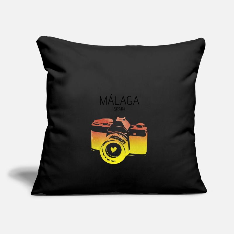 Camera Málaga Spain Sofa pillowcase 17,3'' x 17,3'' (45 x 45 cm)