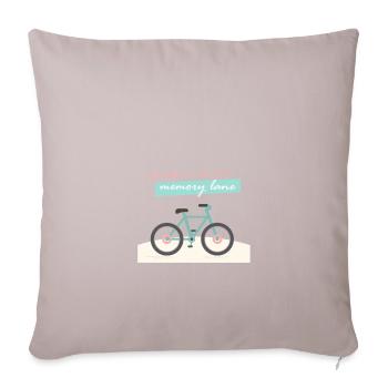 Memory lane - Sofa pillowcase 17,3'' x 17,3'' (45 x 45 cm) - light taupe - Front
