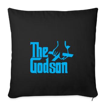 le Godson - Housse de coussin décorative 45 x 45 cm - noir - Devant