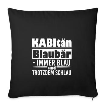 Abi Abitur Abschluss Geschenk Shirt Abimotto - Sofakissenbezug 45 x 45 cm - Schwarz - Vorne