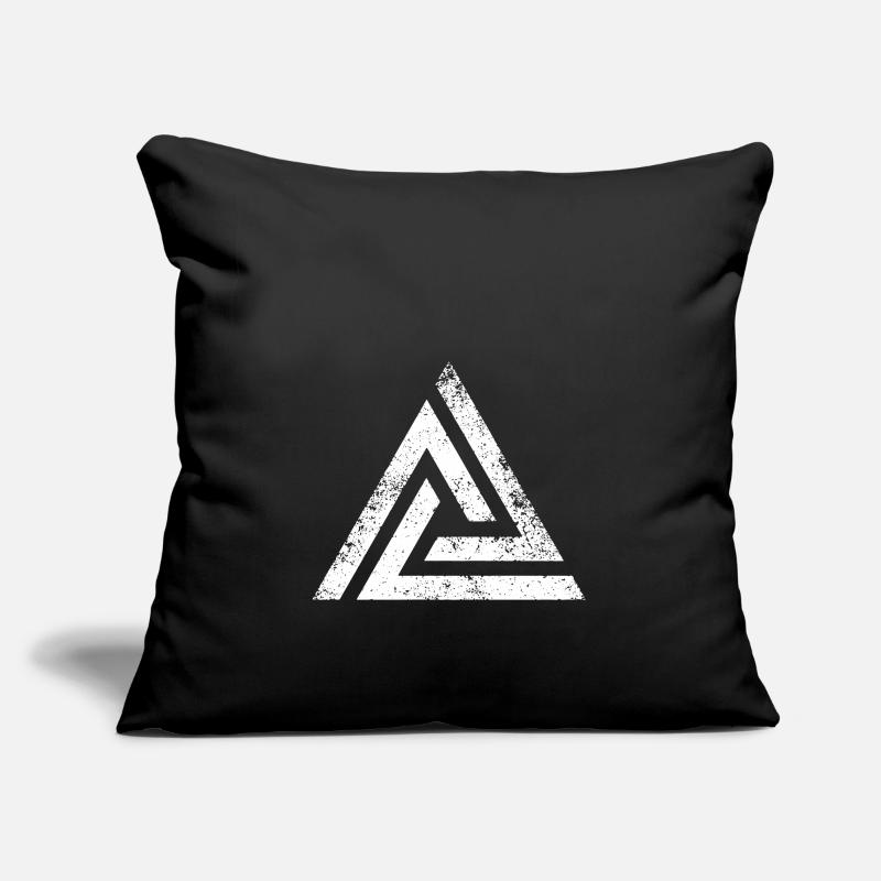 TRIANGLES TRIANGLE GRUNGE Sofa pillowcase 17,3'' x 17,3'' (45 x 45 cm)