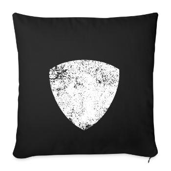 SHAPES SHAPE GRUNGE - Sofa pillowcase 17,3'' x 17,3'' (45 x 45 cm) - black - Front
