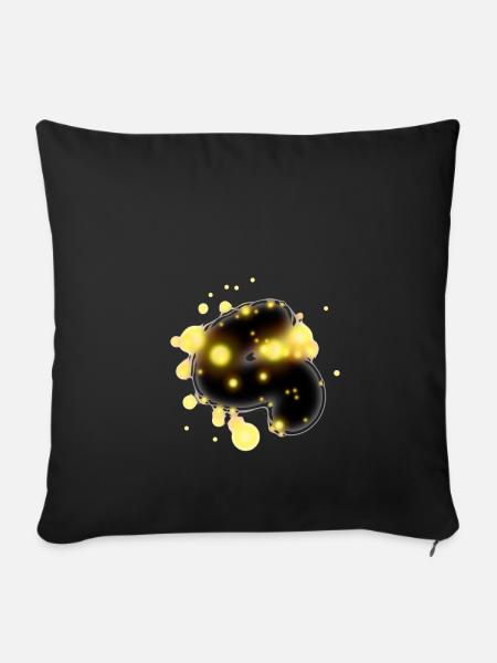 Design - Sofakissenbezug 45 x 45 cm - Schwarz