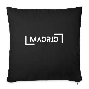 Madrid - Sofakissenbezug 45 x 45 cm - Schwarz - Vorne