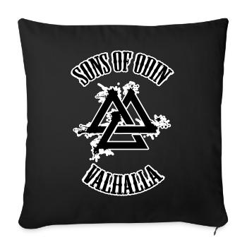 Sons of Odin Valhalla III - Sofakissenbezug 45 x 45 cm - Schwarz - Vorne