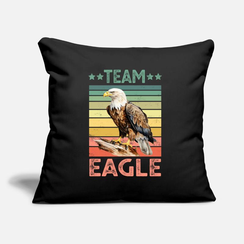 Eagle Bald Eagle Sofa pillowcase 17,3'' x 17,3'' (45 x 45 cm)