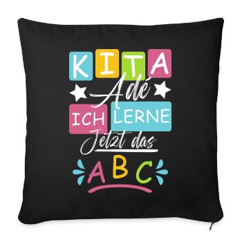 Daycare graduates 2026 - Sofa pillowcase 17,3'' x 17,3'' (45 x 45 cm) - black - Front
