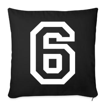 67 Minimalist Trend Design - Sofa pillowcase 17,3'' x 17,3'' (45 x 45 cm) - black - Front