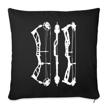 EliteBasin_PlanW - Housse de coussin décorative 45 x 45 cm - noir - Devant