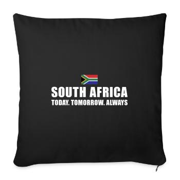 South Africa No Helmets No Pads South Africa Rugby - Sofa pillowcase 17,3'' x 17,3'' (45 x 45 cm) - black - Front