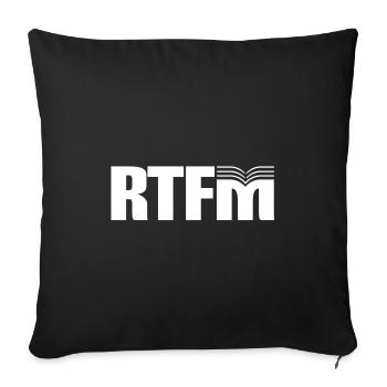 Programmer - Sofa pillowcase 17,3'' x 17,3'' (45 x 45 cm) - black - Front