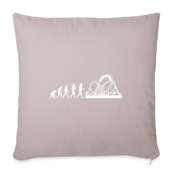 Montagnes russes - Housse de coussin décorative 45 x 45 cm - taupe clair - Devant