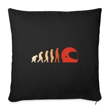 Sport Evolution Racing - Housse de coussin décorative 45 x 45 cm - noir - Devant