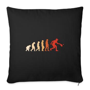 Sport Evolution Pickleball - Sofa pillowcase 17,3'' x 17,3'' (45 x 45 cm) - black - Front