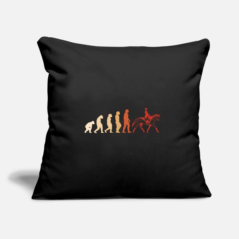Cavalier Evolution Concours complet Housse de coussin décorative 45 x 45 cm