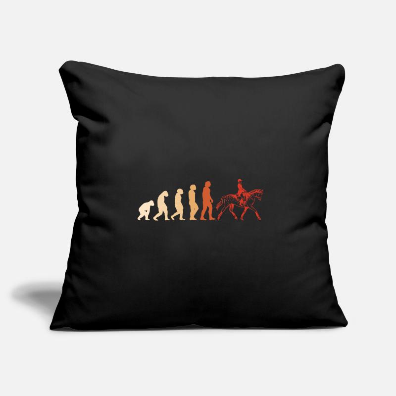 Cavalier Evolution Concours complet Housse de coussin décorative 45 x 45 cm