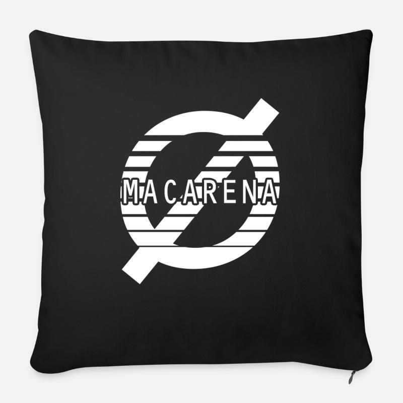 LOMBARDI MACARENA - Sofakissenbezug 45 x 45 cm - Schwarz