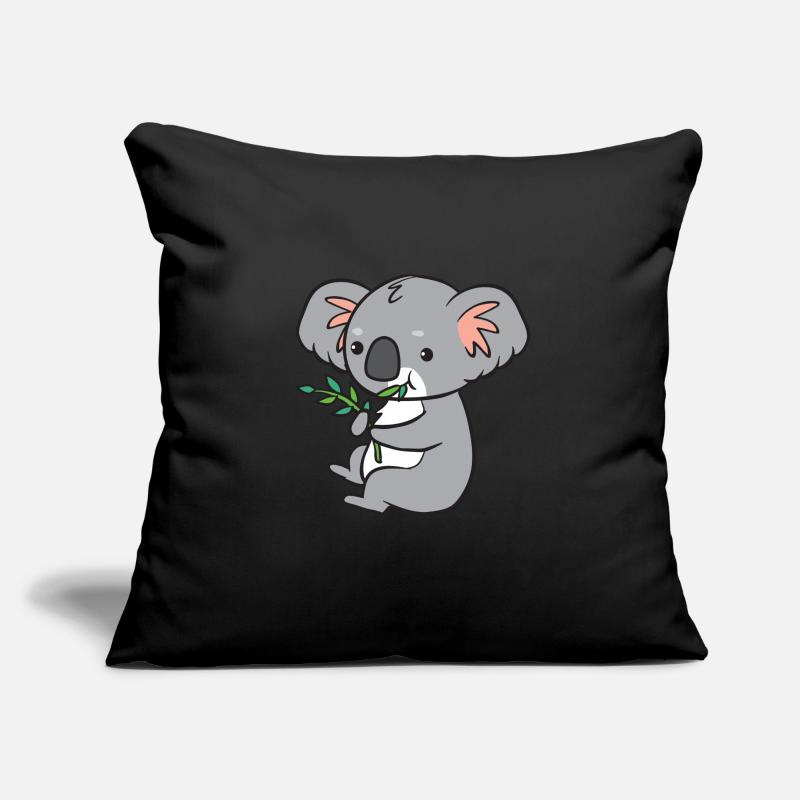 Koala - eats eucalyptus Sofa pillowcase 17,3'' x 17,3'' (45 x 45 cm)