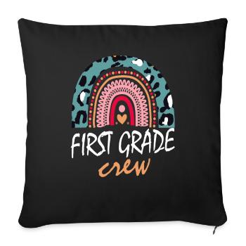 Geschenk der First Grade Crew - Sofakissenbezug 45 x 45 cm - Schwarz - Vorne
