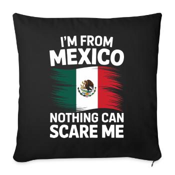 Mexico Mexico Mexican Spanish - Sofa pillowcase 17,3'' x 17,3'' (45 x 45 cm) - black - Front