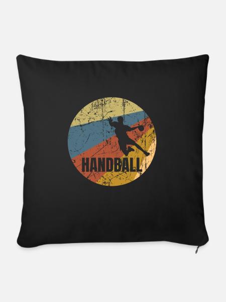 Handball - Sofakissenbezug 45 x 45 cm - Schwarz