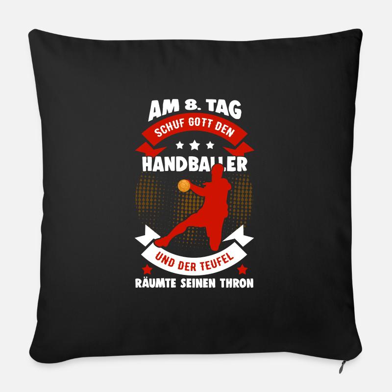 Handball - Sofakissenbezug 45 x 45 cm - Schwarz