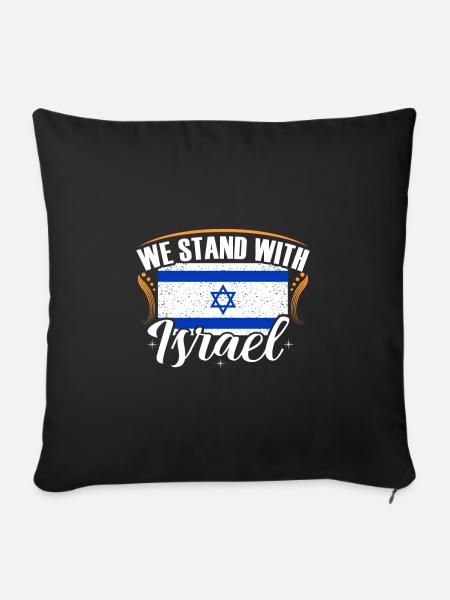 Israel - Sofakissenbezug 45 x 45 cm - Schwarz