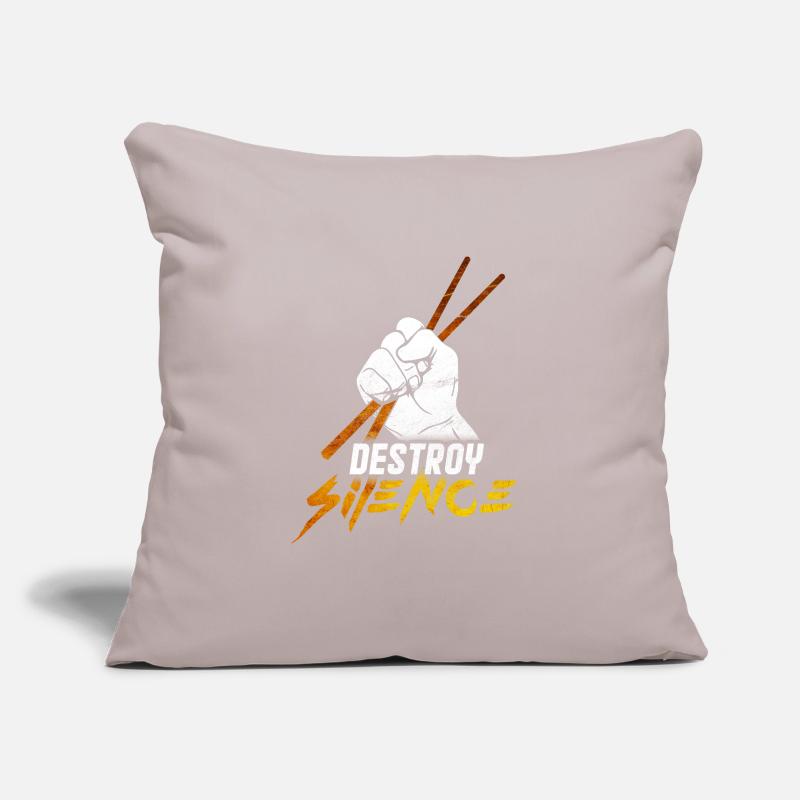 Drums Sofa pillowcase 17,3'' x 17,3'' (45 x 45 cm)
