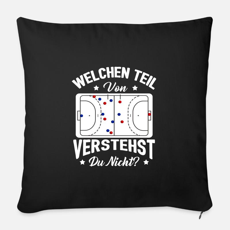 Handball - Sofakissenbezug 45 x 45 cm - Schwarz