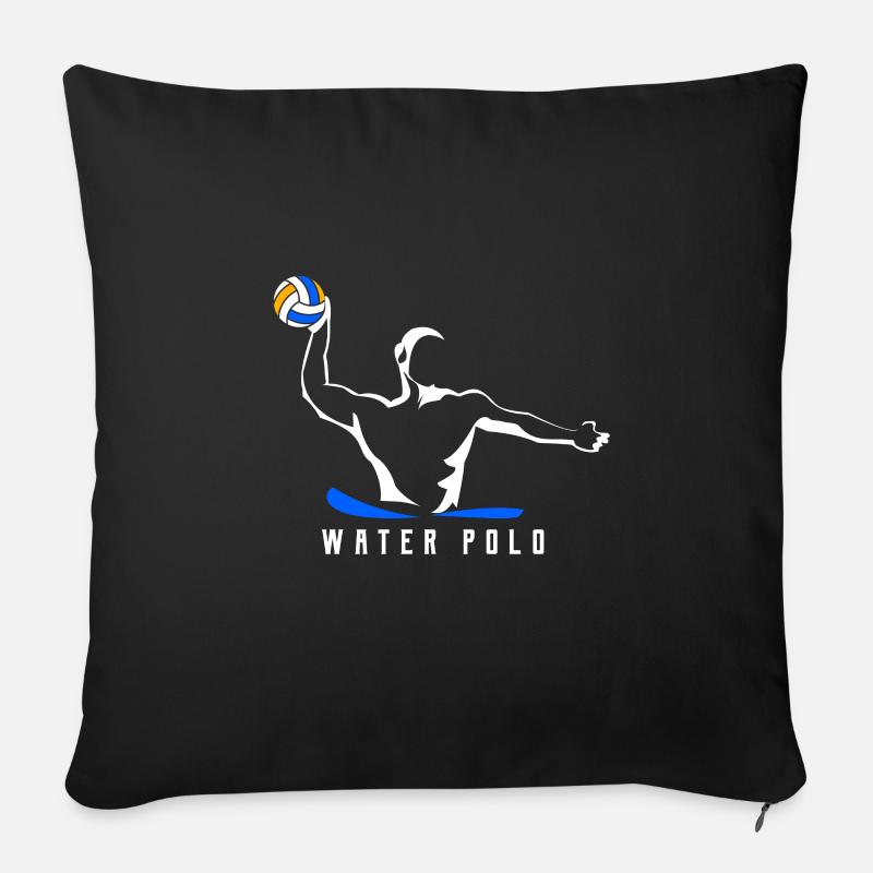 Wasserball - Sofakissenbezug 45 x 45 cm - Schwarz