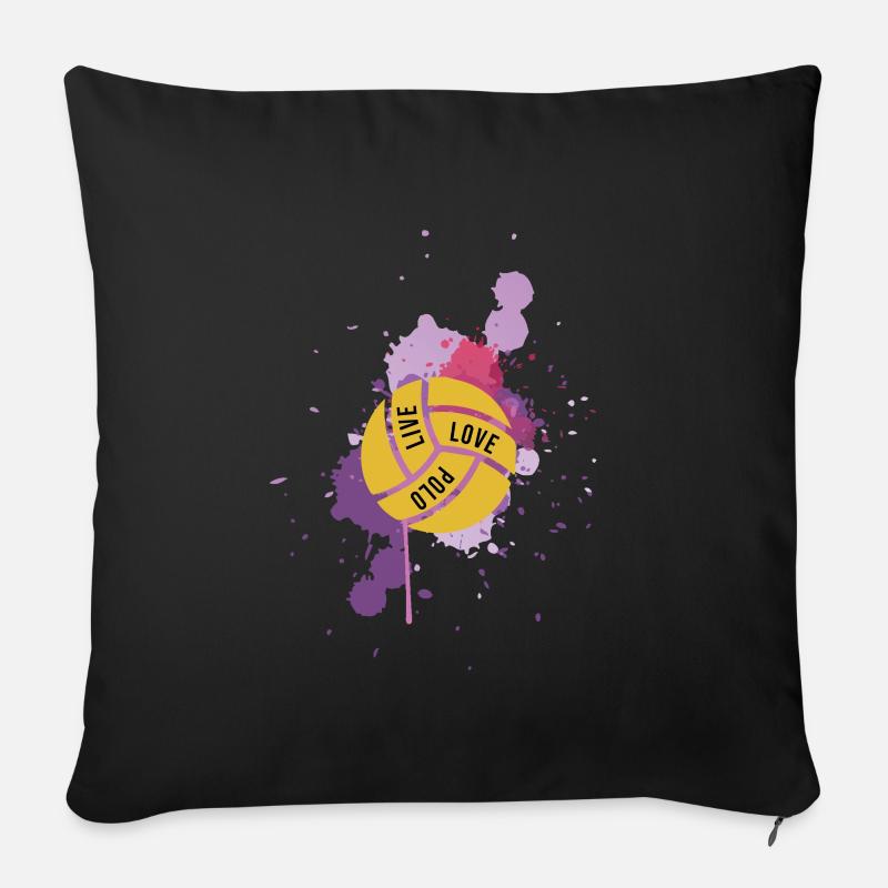 Wasserball - Sofakissenbezug 45 x 45 cm - Schwarz