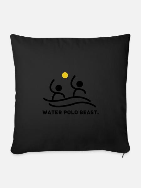 Wasserball - Sofakissenbezug 45 x 45 cm - Schwarz