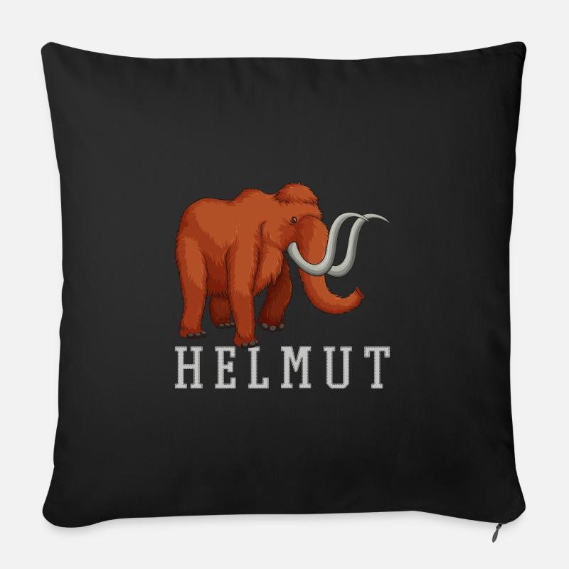Mammut - Sofakissenbezug 45 x 45 cm - Schwarz