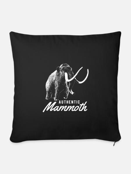 Mammut - Sofakissenbezug 45 x 45 cm - Schwarz