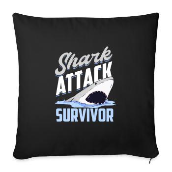 Bein Amputiert Arm Kämpfer Geschenk - Sofakissenbezug 45 x 45 cm - Schwarz - Vorne
