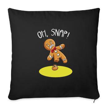 Bein Amputiert Arm Kämpfer Geschenk - Sofakissenbezug 45 x 45 cm - Schwarz - Vorne