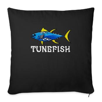 Angeln Tunen Auto Geschenkidee - Sofakissenbezug 45 x 45 cm - Schwarz - Vorne