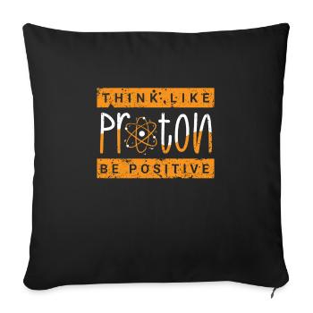 Chemistry Science Physics Research Nerd Humor - Sofa pillowcase 17,3'' x 17,3'' (45 x 45 cm) - black - Front