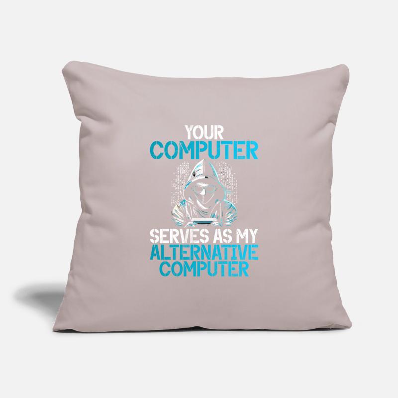 Cyber security hacker hacking Sofa pillowcase 17,3'' x 17,3'' (45 x 45 cm)