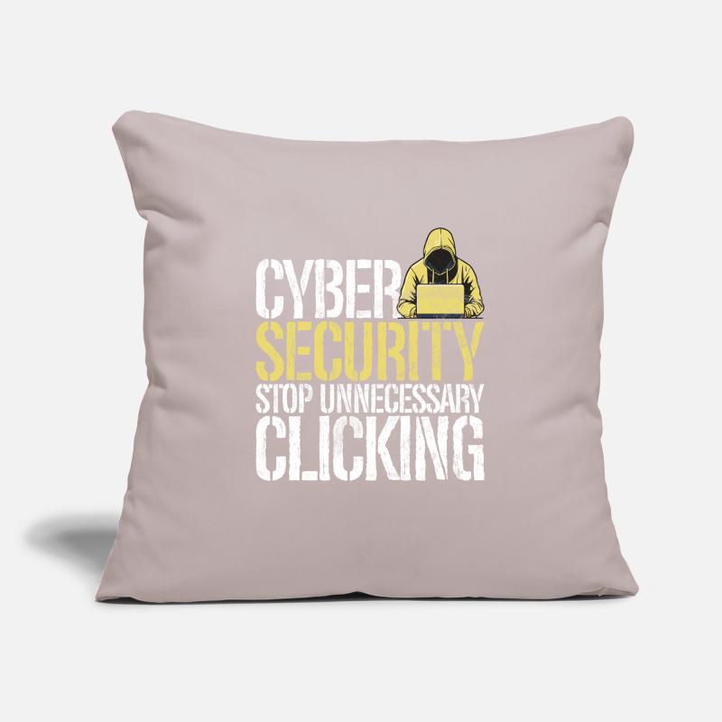 Cyber security hacker hacking Sofa pillowcase 17,3'' x 17,3'' (45 x 45 cm)