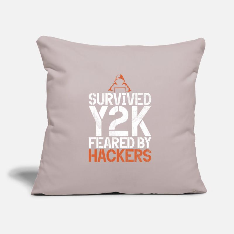 Cyber security hacker hacking Sofa pillowcase 17,3'' x 17,3'' (45 x 45 cm)