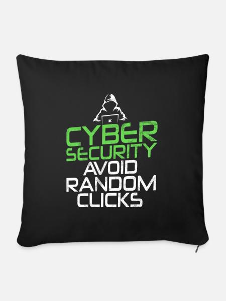 Cyber-sicherheits-hacker-hacking - Sofakissenbezug 45 x 45 cm - Schwarz