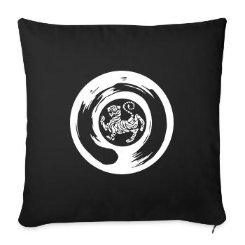 Shotokan Tiger - The Karate T-Shirt - Sofa pillowcase 17,3'' x 17,3'' (45 x 45 cm) - black - Front