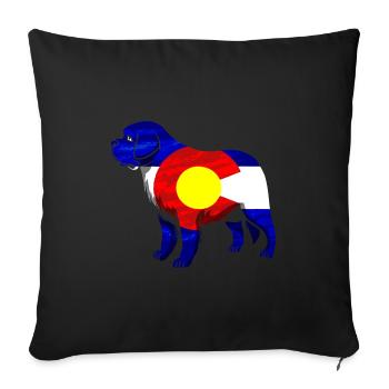 Colorado Colorado Hemd Colorado Liebhabergeschenk - Sofakissenbezug 45 x 45 cm - Schwarz - Vorne