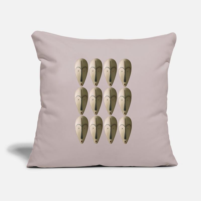 MASCHERE E ARTI AFRICANE Copricuscino per divano, 45 x 45 cm